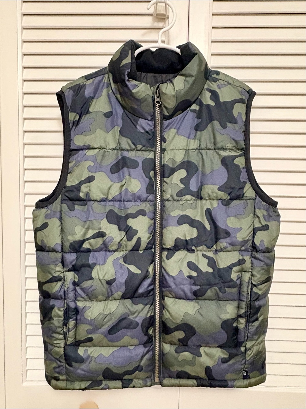 Boys Gap Kids Camo Puffer Vest